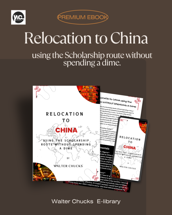 China Relocation Blueprint by Walter Chucks